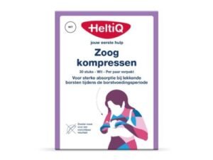 HeltiQ Zoogkompressen Wit 30 stuks