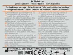 Zelfhechtend Fixatiewindsel – 400 x 6 cm